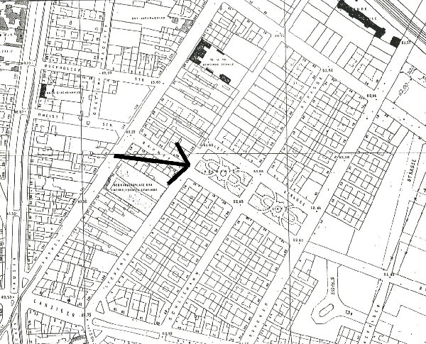 Helmholtzplatz in der Wilhelmischen Planung - Quelle: Ausschreibung